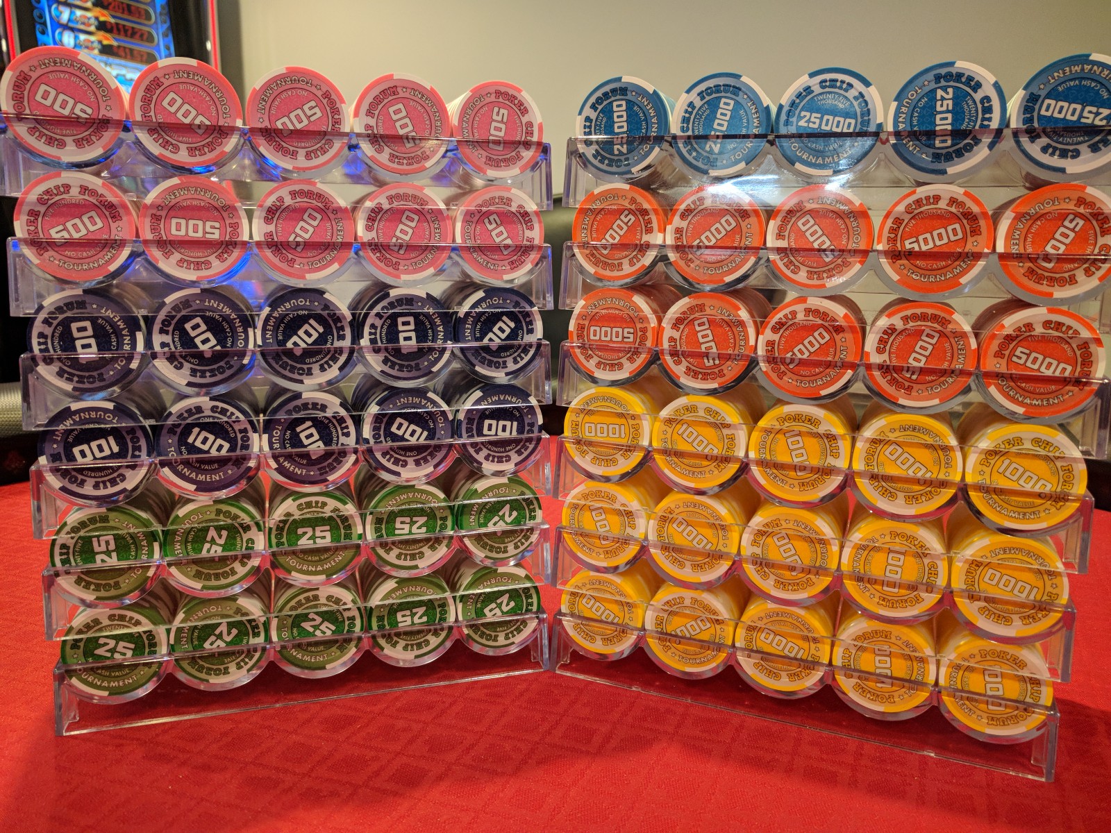 PCF Promo Chips - racked