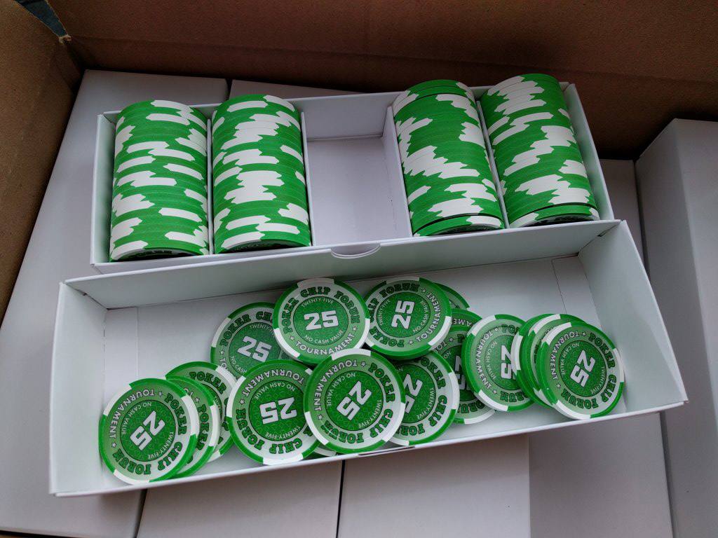 Poker Chip Forum Promo Tourney Chips - T25 unboxing