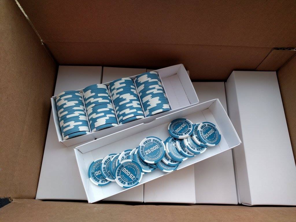 Poker Chip Forum Promo Tourney Chips - T25K unboxing