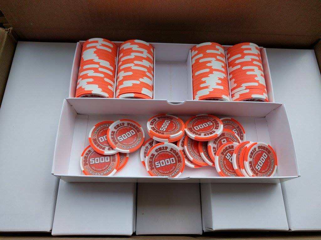 Poker Chip Forum Promo Tourney Chips - T5000 unboxing