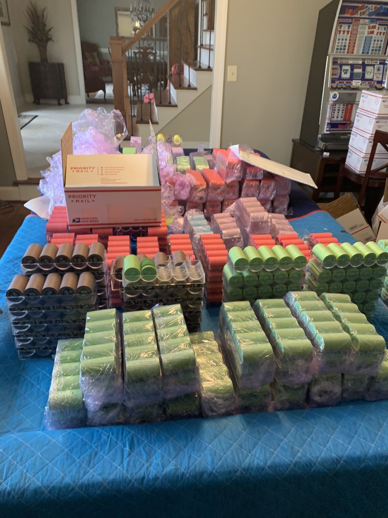 the hoard before we shipped them