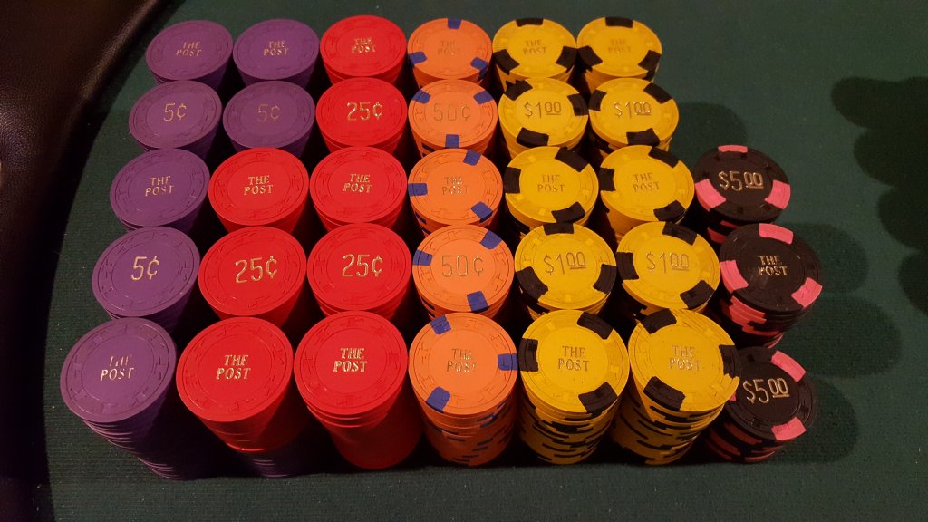 The Post cash set (California cardroom)