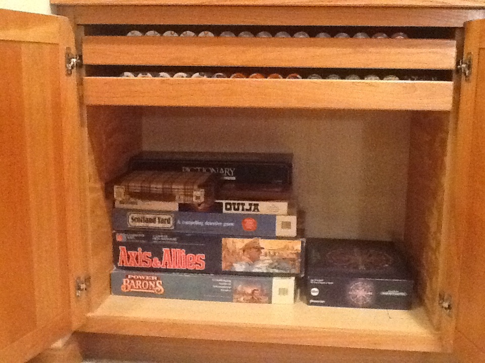 Two of four drawers installed