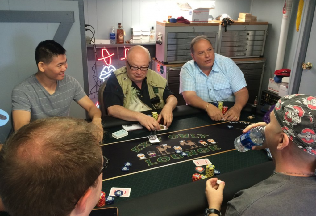 VIPs at the Exit Only table, left to right Tony Chan, Dr. Strange, David O. photo by slisk