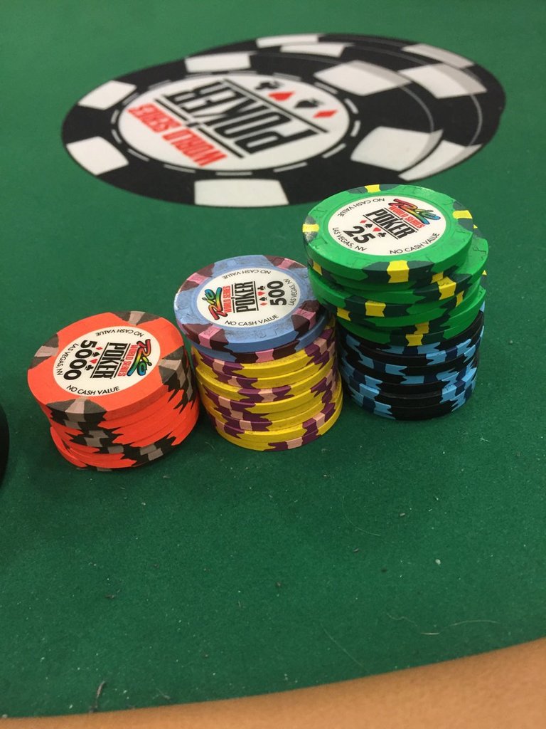 WSOP 2016 Main Event 50k Starting Stack