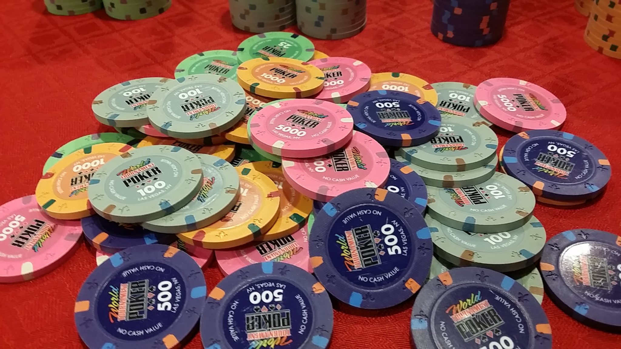 WSOP Tribute Poker Chips - WTOP chips