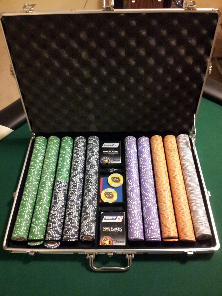 Yak Tourney Chips - 1000 in the travel case