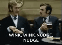Nudge Nudge GIFs | Tenor