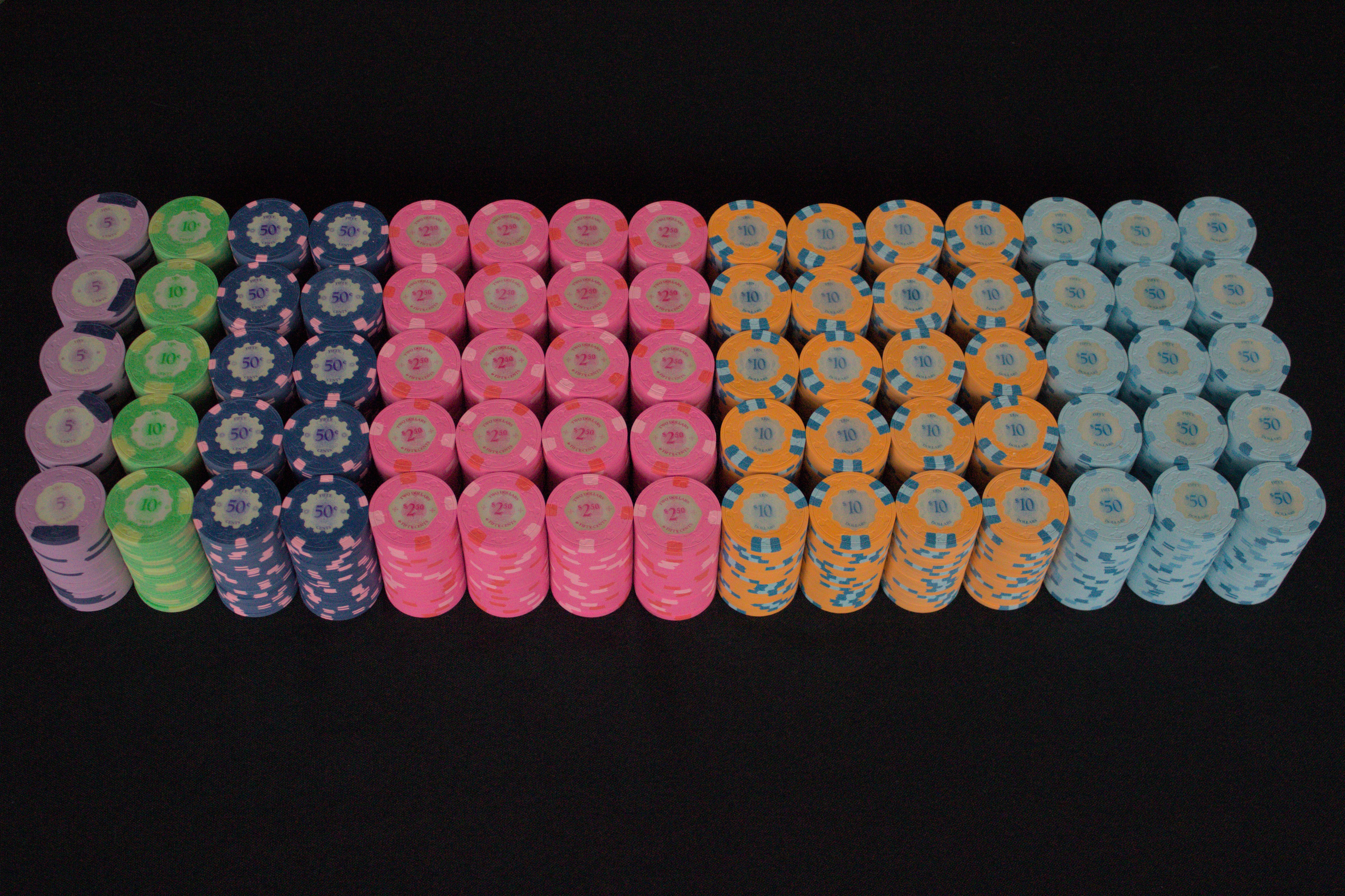 Mixed Lot Of 400 POKER CHIPS | Various Brands | Multiple Denominations