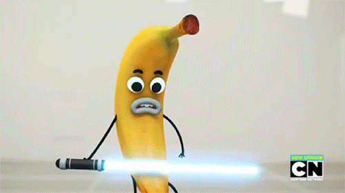 Channel Frederator — Lightsaber + Banana = A good time. See more The...