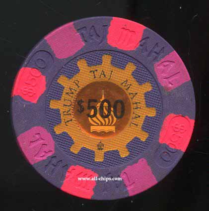 All-Chips.com - TAJ-500 $500 Taj Mahal 1st issue
