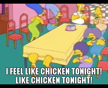 Classic Simpsons - Chicken Tonight - Imgflip