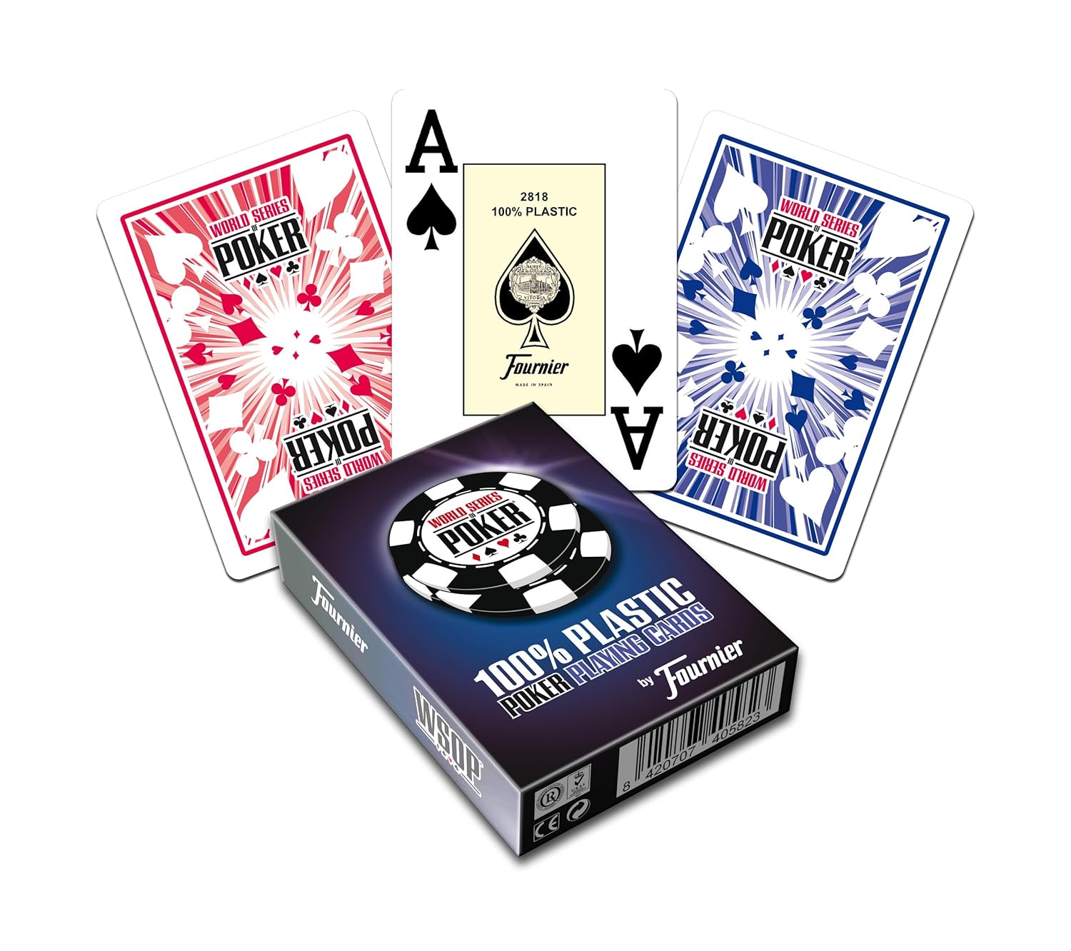 Buy Fournier WSOP Poker Size Jumbo Index Playing Cards (Blue) Online at Low  Prices in India - Amazon.in