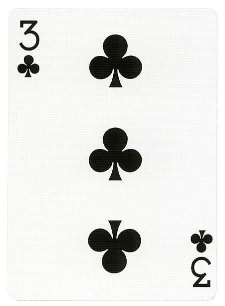 playing-card-three-of-clubs-picture-id149138134