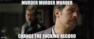 YARN | MURDER MURDER MURDER CHANGE THE FUCKING RECORD | Hot Fuzz (2007) |  Video clips by quotes | 706d07e5 | 紗